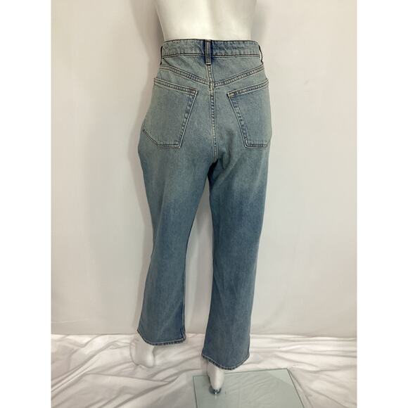 Reformation 'Cynthia' Stretch High Rise Straight Denim Jeans Size 30 - Picture 3 of 4